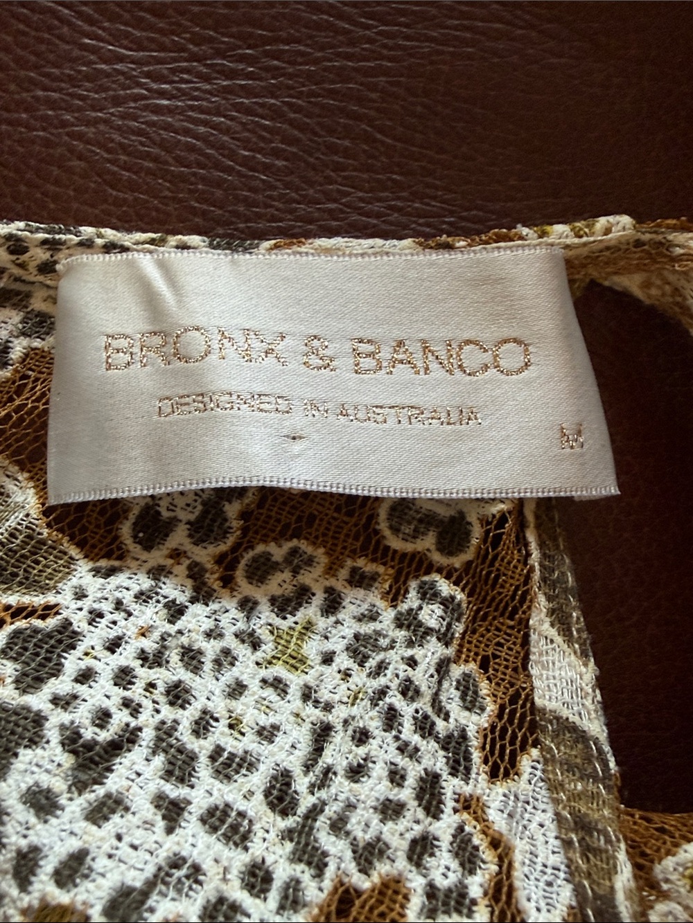 Floral Halter Maxi Dress in Brown and Cream - Picture 9 of 9